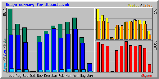 Usage summary for lbsanita.sk